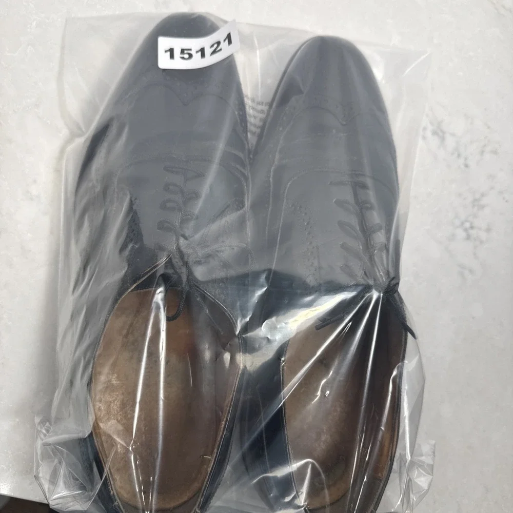 Johnston And Murphy Men's Sz 11 Black Oxford Dress Shoes